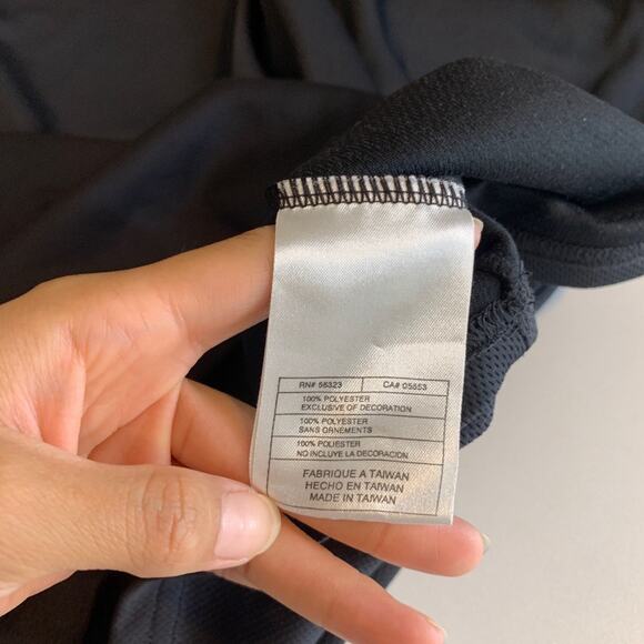 Nike ACG Sweatshirt Womens L Black Dri Fit 1/4 Zip Pullover Mock Neck Baselayer - Picture 8 of 11